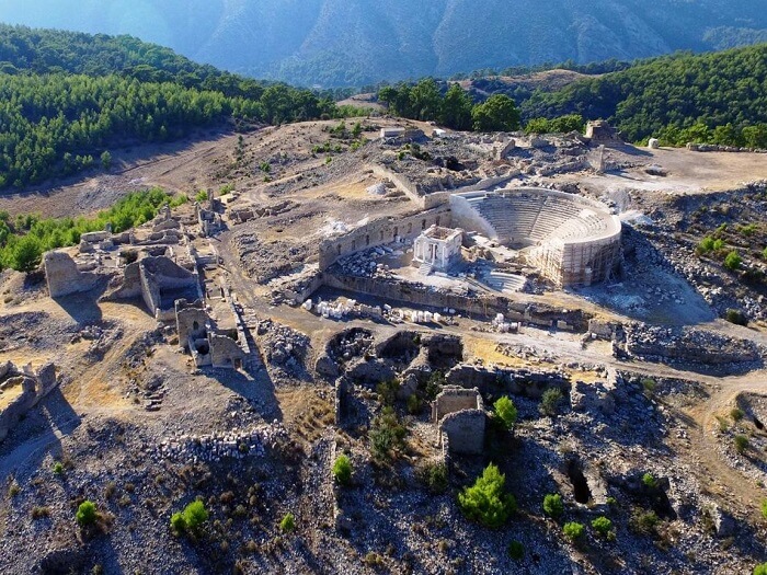 Ancient city of Rhodiapolis Kumluca Antalya