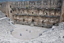 Aspendos Ancient City Huge Amphitheater