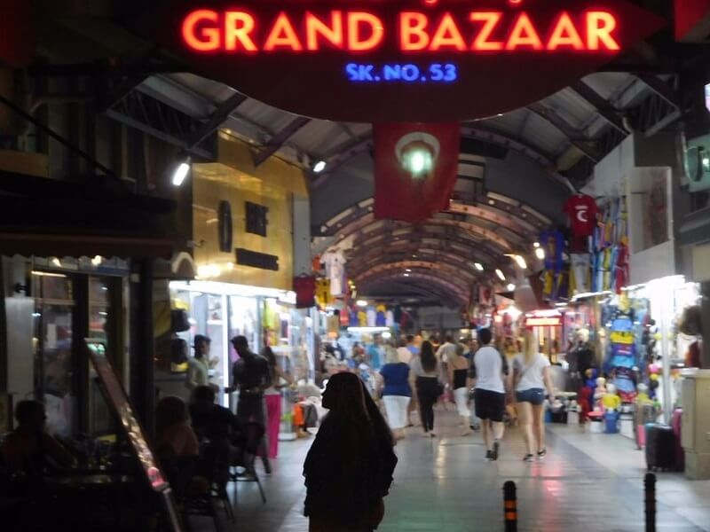 Kapali Carsi Grand Bazaar Marmaris (Fake Market) Turkey 2019 4K