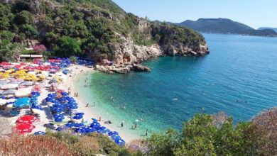 Buyukcakil Beach Where Turquoise Waters Meet Smooth Pebbles in Kas - Büyükçakıl Plajı - Kaş Antalya