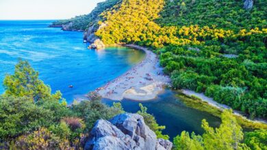 Beach Recommendation for Young Travelers in Antalya - Olympos Beach - Olympos plajı - Çıralı Kemer Antalya